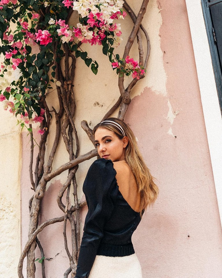 Black Vintage Top