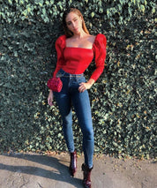 RED VINTAGE TOP