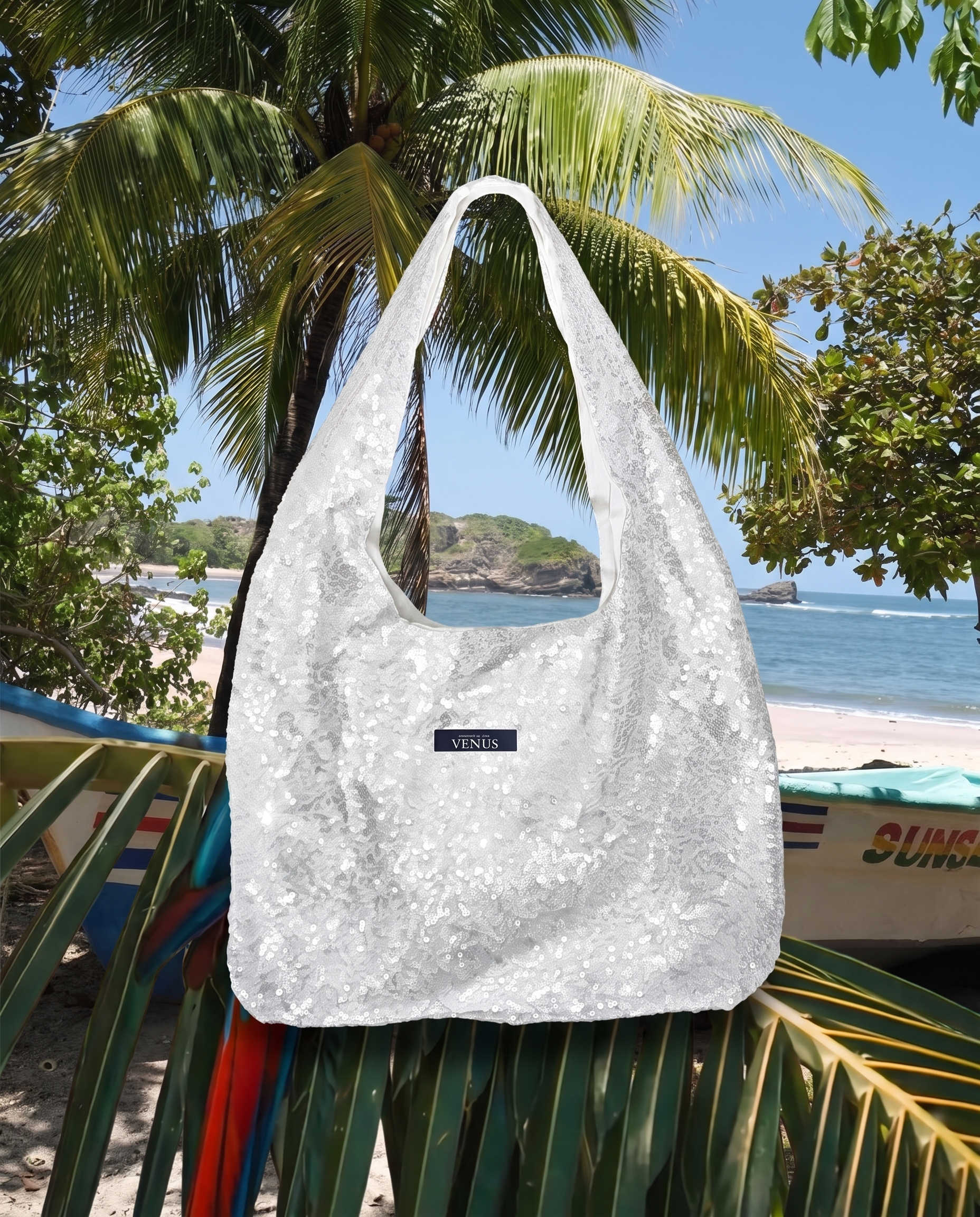 SEQUIN TOTE BAG