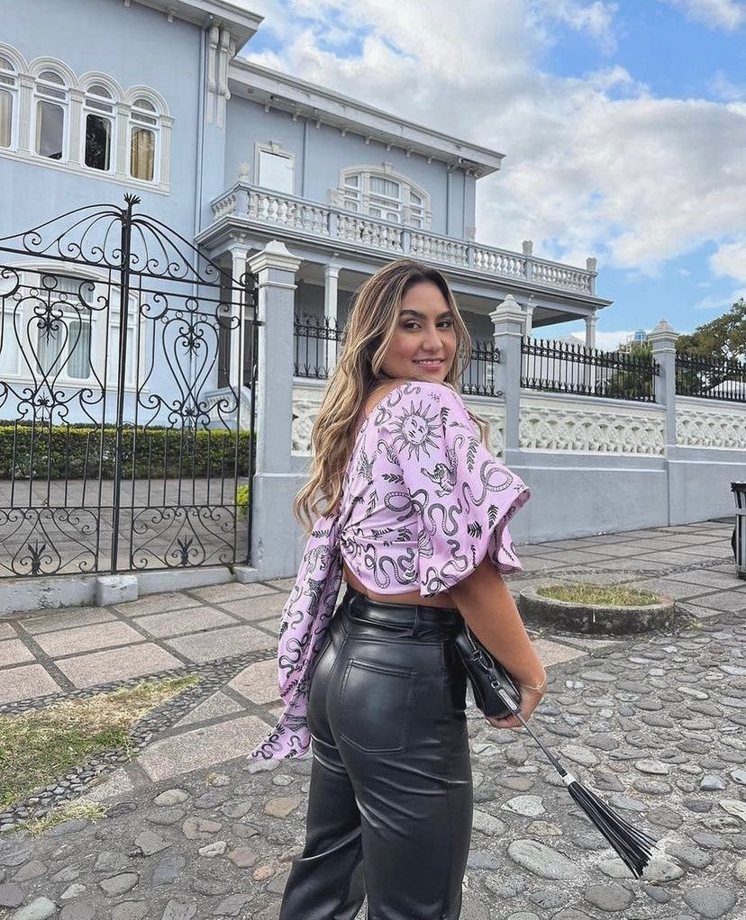 Printed Caribbean Top