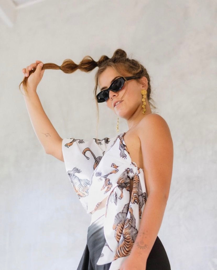 Printed Caribbean Top