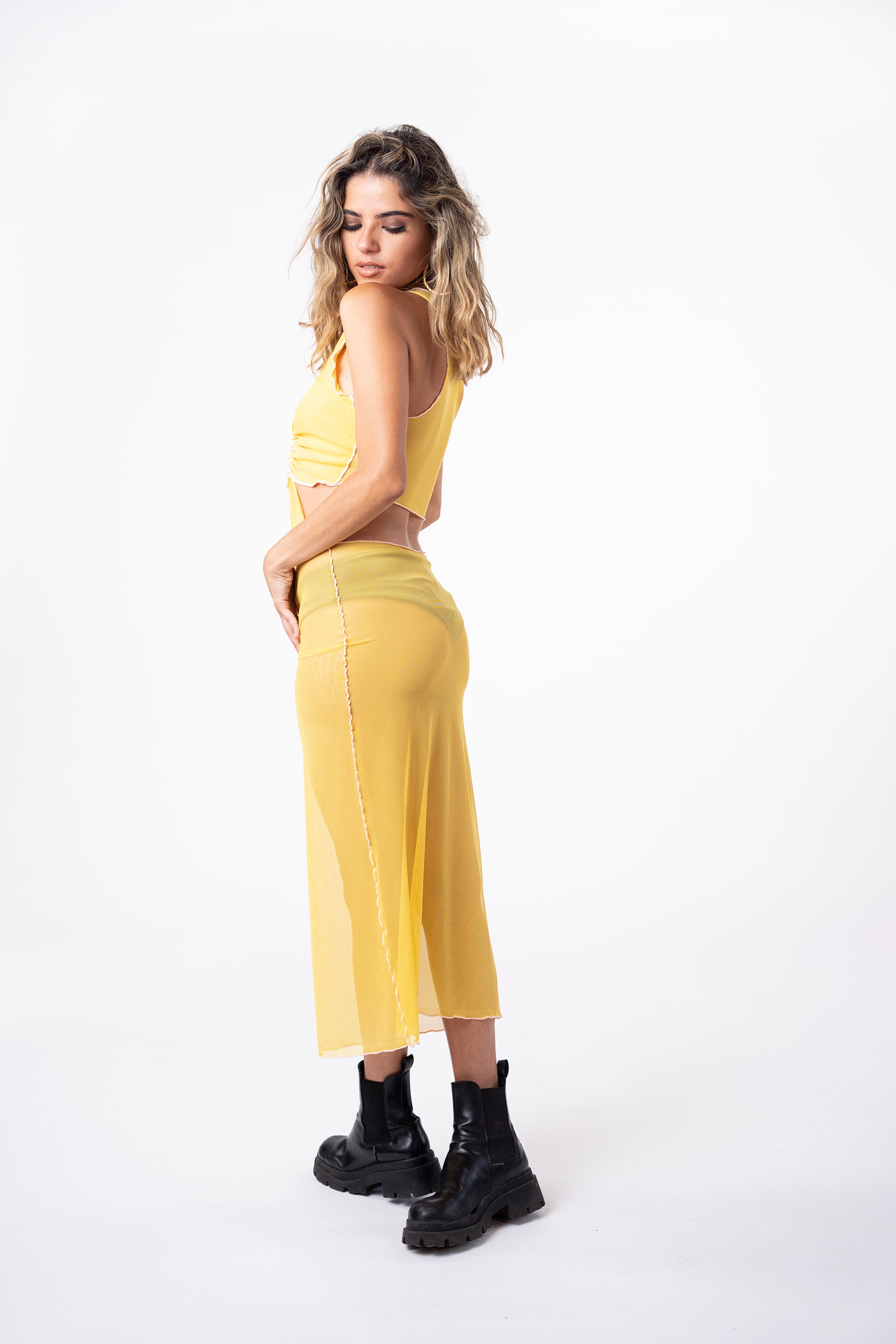 Yellow Tribu Dress
