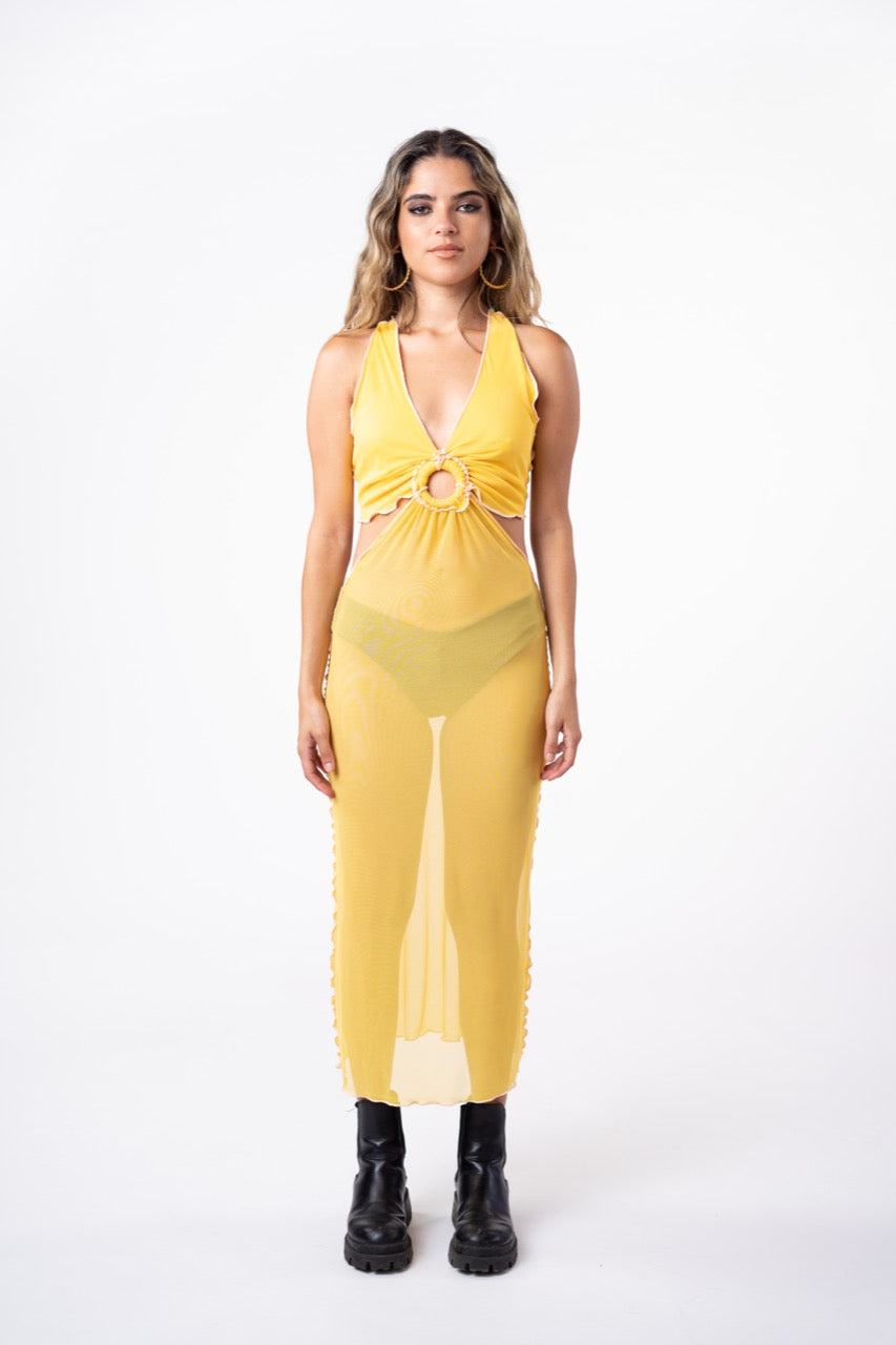 Yellow Tribu Dress