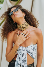 Printed Shell Top