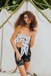 Printed Shell Top